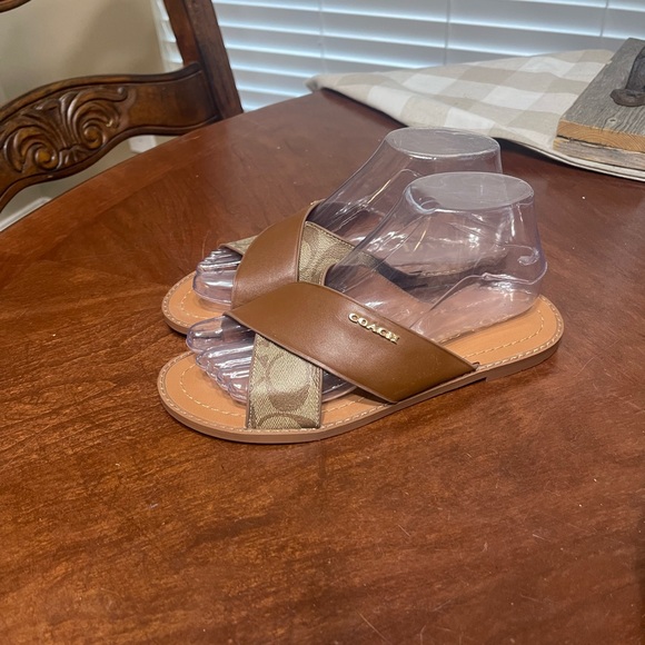 Coach Hilda Sandals Signature Canvas - Picture 1 of 10
